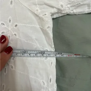 Nine West White Eyelet Blouse‎ Size Large EUC thumbnail 5