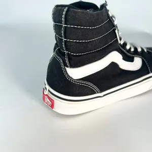 Vans Old Skool Canvas Suede Hi Top Skate Sneakers Shoes Black 507698 Women 7.5 thumbnail 9