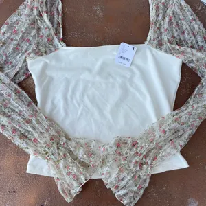 NWT free people gimme butterflies long sleeve lace, ruffle blouse size small thumbnail 5