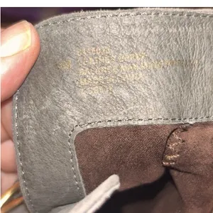 Isola‎ Women Gray Suede Horseshoe Buckle Ankle Boots Block Heel Side Zip Size 6M thumbnail 8