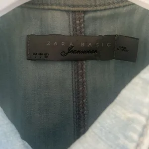 Vintage Zara Short scrunched Denim Vest thumbnail 3