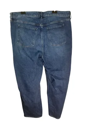Old Navy Medium Blue Denim Jeans with Contrast Stitching thumbnail 3