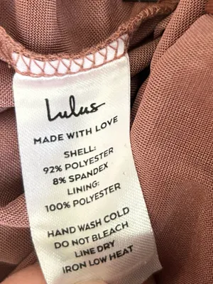 NWT Lulus Forever Your Girl Mauve Pink Satin Mini‎ Dress Size XS thumbnail 6