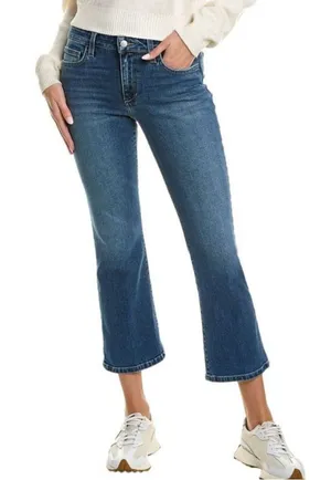 JOE'S Jeans Mid-Rise Tulip Crop Boot Cut Jean thumbnail 1
