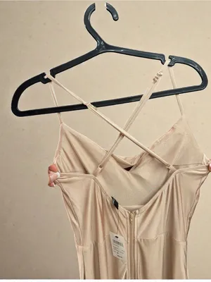 Windsor Cream‎ Spaghetti-Strap Maxi Dress thumbnail 4
