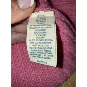 Vtg Y2K 90s American Eagle Sweater Small Wool Blend Pullover Crew‎ Ribbed Grunge thumbnail 3