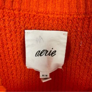 Aerie CozyUp Waffle Quarter Zip Sweater Starburst M thumbnail 4