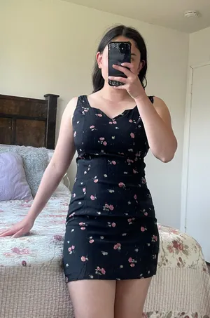 Fuccia Vintage Bodycon Floral Dress thumbnail 1