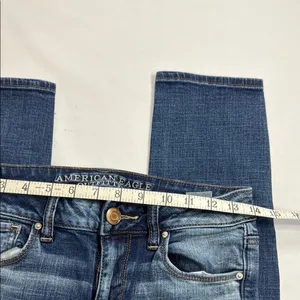 American Eagle Outfitters Dark Wash Skinny Jeans thumbnail 5