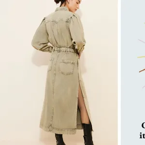 Free People Mad Love‎ Denim Midi Dress size Small BRAND NEW thumbnail 8
