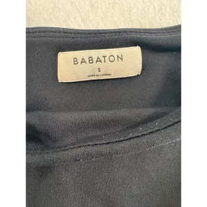 Babaton Aritzia Black High Neck Racerback Thong Bodysuit Small Sleeveless Top‎ thumbnail 3