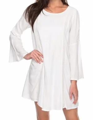 Roxy White Flowy Dress thumbnail 1