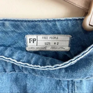 Free People Zip To It Denim Mini Skirt thumbnail 7