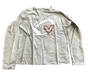Football Women's Sweatshirt in Gray, Size L​​​​​​​ thumbnail 1