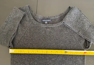 American Eagle Outfitters Women's Charcoal Grey Knit Sweater Size‎ M thumbnail 5