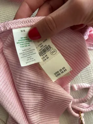Aerie Shine Rib Bikini Medium NWT thumbnail 6