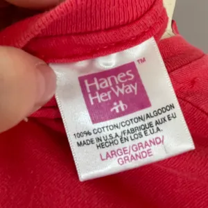 Her Way Vintage 1990’s Daisies Tee Shirt- Pink- Size Large thumbnail 5