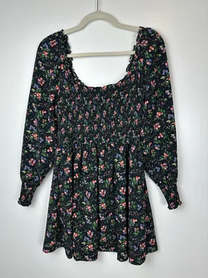 Hill House The Nap Dress in Multi Berry Crepe thumbnail 1