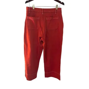 Roller Rabbit Elle Terra Cotta Cropped Wide Leg Pants Size 10 NWT thumbnail 10