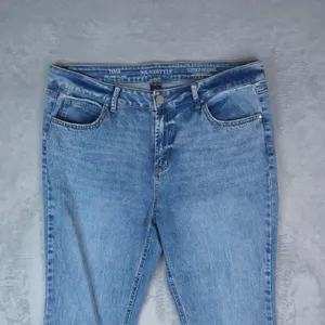 Sound/Style Farah Fit and‎ Flare Jeans Women 14 Blue Vintage Reunion Split Hem thumbnail 3