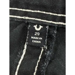 True Religion Military Black Cargo Pants Women’s 29 thumbnail 4