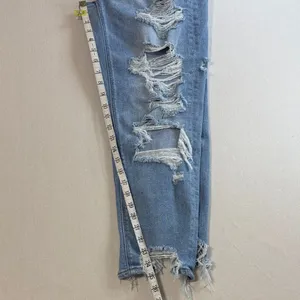 American Eagle Outfitters Distressed Blue Ankle Jeans thumbnail 10
