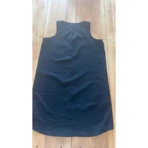 Gap Navy Blue Green Polka Dot Sleeveless Button Front‎ Shirt Dress Large thumbnail 5