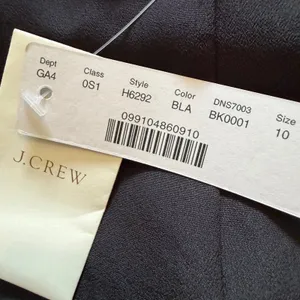 J. Crew Black Crepe Wrap Dress Tie Waist Size 10 Minimalist Classic Professional thumbnail 8