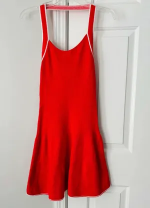 Anthropologie Daily Practice Halter Knit Mini Dress, Size L thumbnail 6