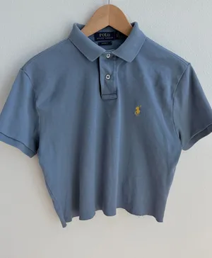 Blue Polo Ralph Lauren Cropped Polo thumbnail 1