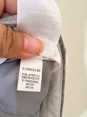 Banana Republic Avery Mid Rise Straight Ankle Pants Gray Novelty Size 10 NWT thumbnail 14