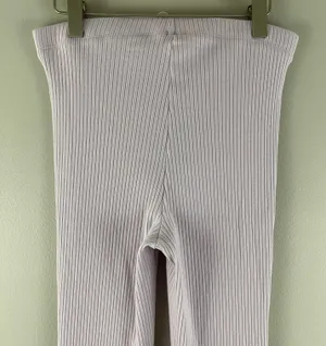 Aerie Light Baby Pink Kick-It Ribbed High Waisted Super Flare Pant Leggings thumbnail 8