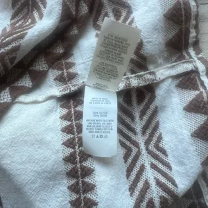Aerie Brown & Cream Geometric Boho Open Back Sun Dress thumbnail 9