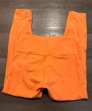 Lululemon Orange Leggings thumbnail 1