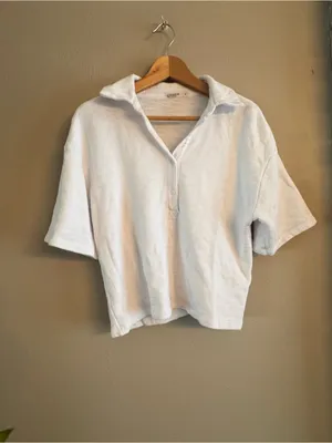 STATESIDE Softest Fleece Oversized‎ Polo thumbnail 2