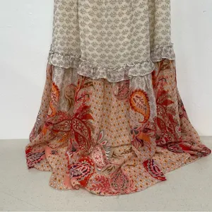Misa Los Angeles Dionica Midi Floral Tiered Boho Dress Womens M Cottage Core thumbnail 6