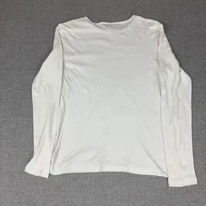 Lauren Ralph Lauren T-Shirt Womens L White‎ Long Sleeve Crew Neck Buttons thumbnail 10