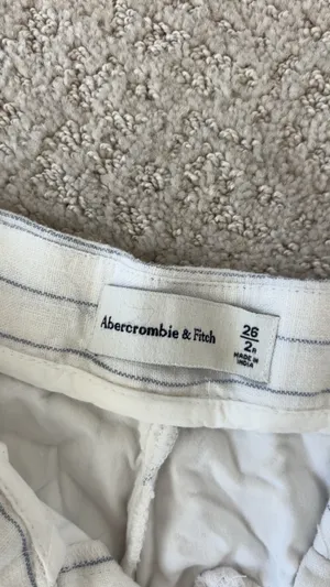 Abercrombie striped pants thumbnail 3