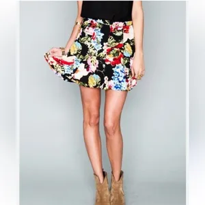 Abercrombie and fitch floral skirt size small thumbnail 3