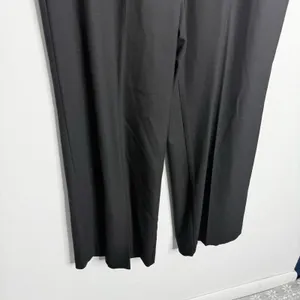 NWOT Ann Taylor The Button Trim Sailor Wide-Leg Pant Black Size‎ 14 Workwear thumbnail 8