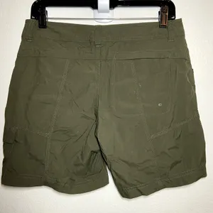 The North Face Cargo Shorts Nylon Flat Front Multi-Pocket New Green 6L thumbnail 6