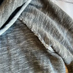 Free People Beach Turtleneck Sweatshirt Grey One Size Womens Loose Oversized thumbnail 7