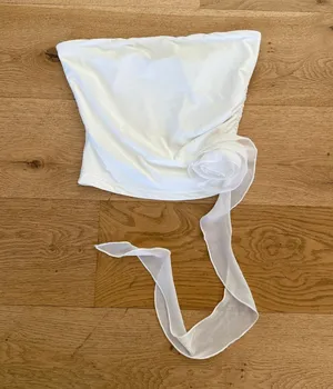 White Fox Boutique - Mad At Me Strapless Top in White thumbnail 1