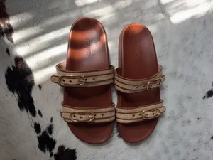 J.Crew Sandals Leather Brown Tan thumbnail 2