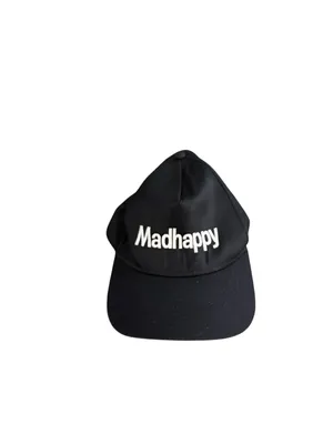 MADHAPPY Dad Black Embroidered Hat Cap thumbnail 3