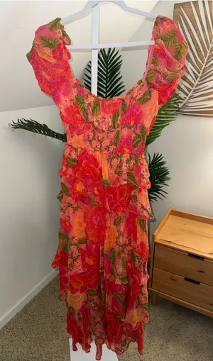 FARM Rio Blooming Floral Maxi Dress M thumbnail 1