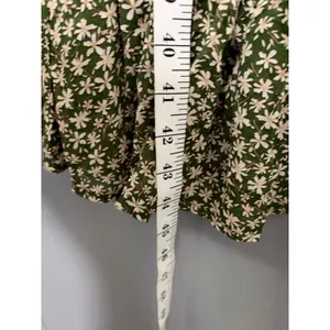 Petal + Pup Claire Green Floral Smocked Off The Shoulder Fitted Midi Dress 8 thumbnail 4