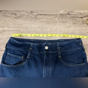 3x1‎ Kelly Paperbag Waist Dark Denim Crop Jeans Size 32 thumbnail 5