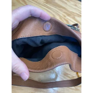 Vince Camuto Katja Women's Brown Leather Shoulder Strap Hobo Bag B88 thumbnail 4