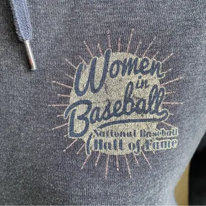 Women in Baseball Cooperstown Hoodie Gear for Sports thumbnail 4